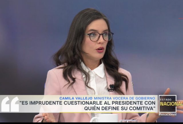 Camila Vallejo por críticas de viaje oficial a China: “El Presidente Boric no está invitando a sus hermanos a hacer negocios a China”