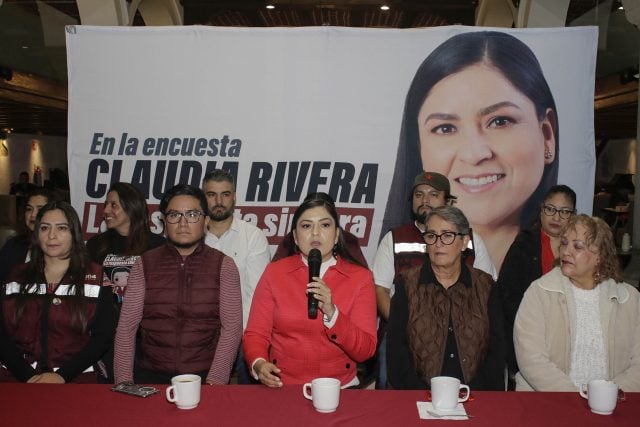 Claudia Rivera llama a evitar «tribus» internas en Morena