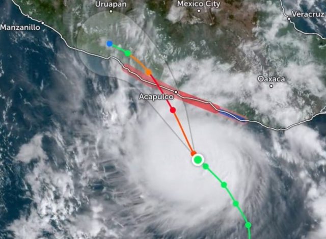 ¡Toma precauciones! Otis es huracán categoría 3 y llegaría a 4