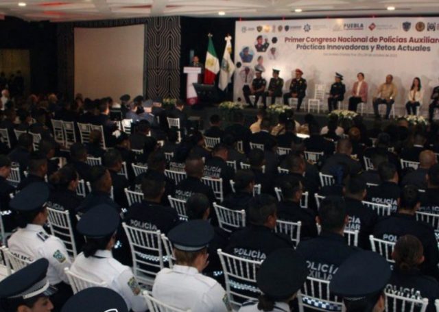 Puebla realiza primer congreso nacional de policías auxiliares