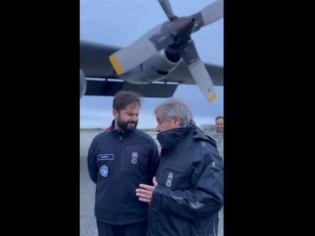 Secretario General de la ONU se reunió con presidente Boric en Punta Arenas rumbo a la Antártica