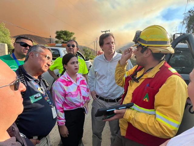 Senapred mantiene alerta amarilla en Melipilla por incendio forestal en María Pinto