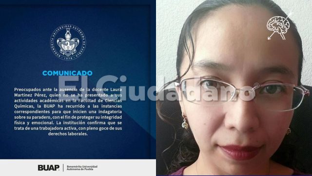 BUAP denuncia desaparición de docente de Ciencias Químicas 