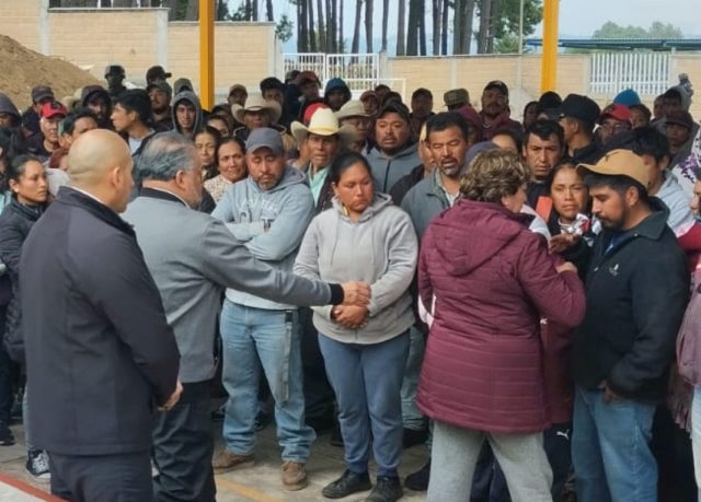 En Texcaltitlán exigen chalecos antibalas a gobernadora de Edomex