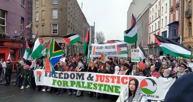 El levantamiento mundial contra la guerra de Israel hacia Palestina