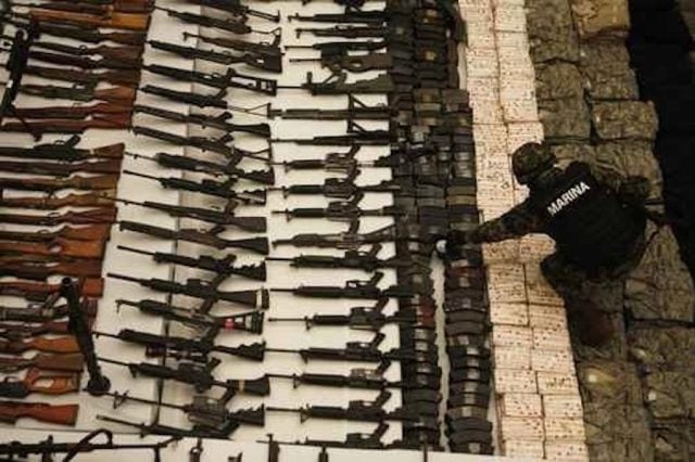 México alerta a Estados Unidos sobre tráfico ilegal de armas