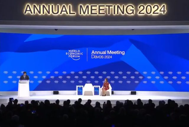 Milei defiende y promueve su política en Foro Económico Mundial en Suiza