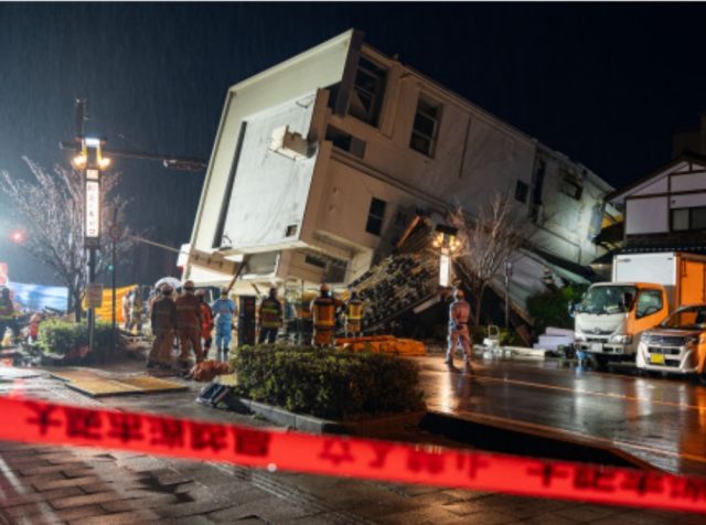 Aumenta a 168 muertos los fallecidos por terremoto en Japón