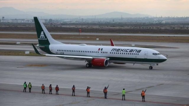 Tras su reapertura Mexicana de Aviación realiza 220 vuelos