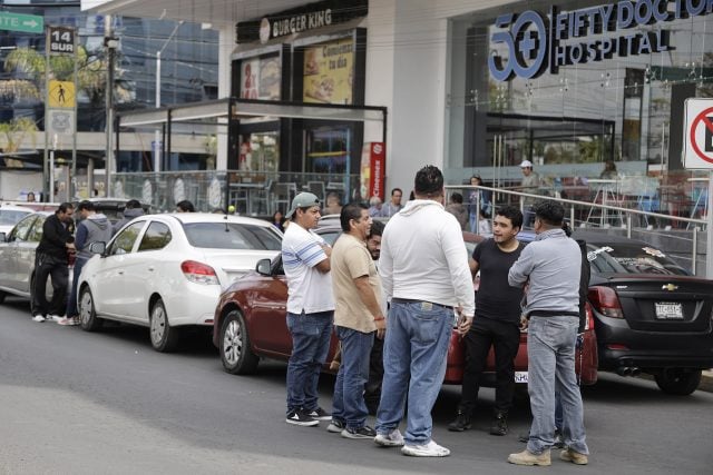 Conductores de DiDi protestan por mayor seguridad en el servicio