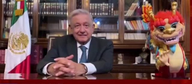 AMLO envía deseos de prosperidad a China por Año del Dragón