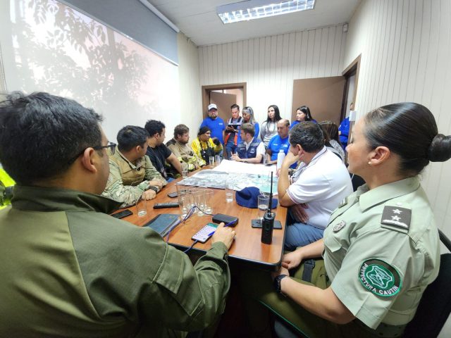 Reunión emergencia en Galvarino con Delegado Presidencial. Foto: Comuna Galvarino