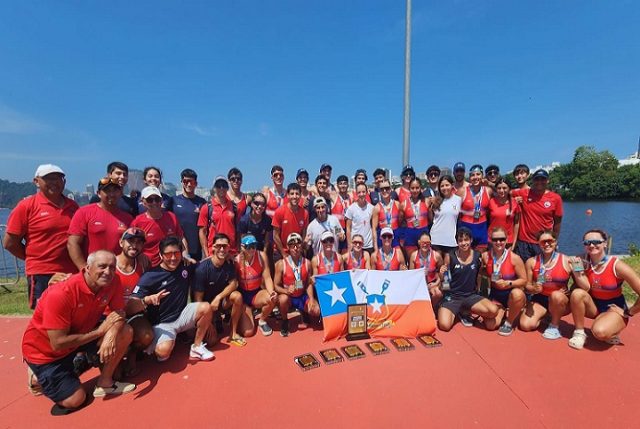 Chile es campeón Sudamericano de Remo: Conquistó 24 medallas en campeonato de Rio de Janeiro