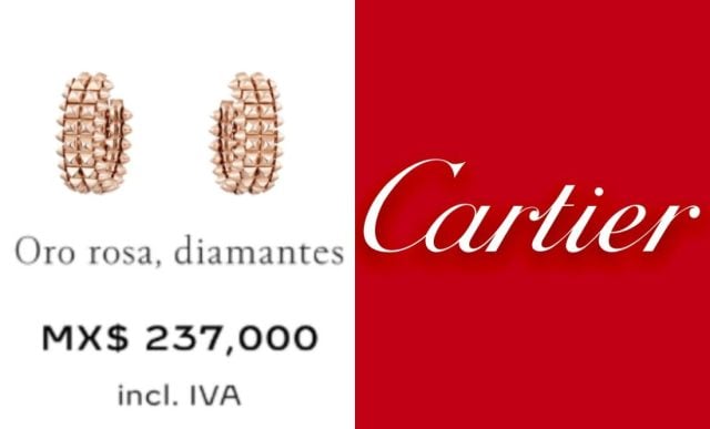 Joven defiende compra de aretes Cartier a bajo precio y critica a detractores