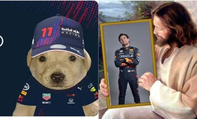 Checo Pérez, desata memes tras podio en Japón