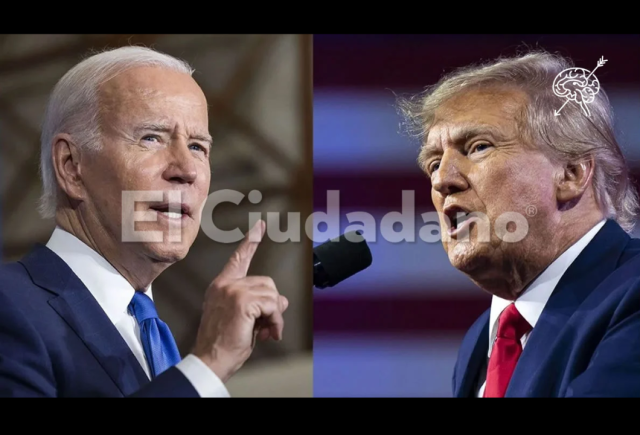 Biden y Trump cara a cara en primer debate presidencial