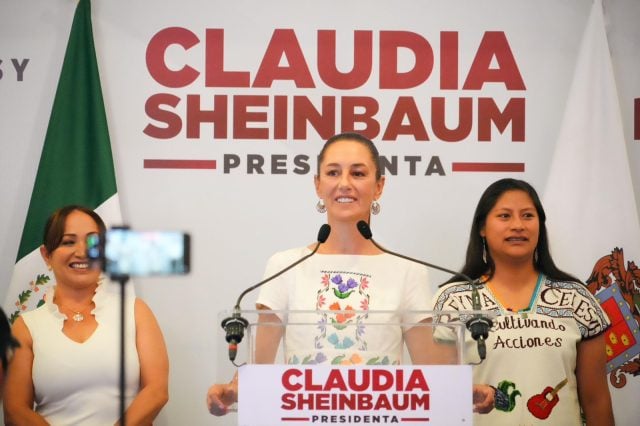 Sheinbaum llama a seguir la política de la 4T por bienestar, no al odio del Prian