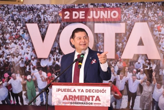 Promete Armenta compromiso y resultados en Puebla