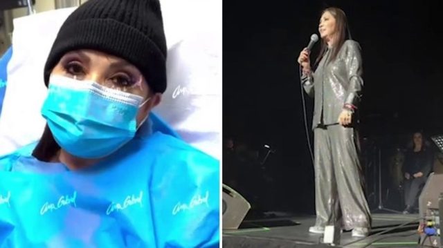 Hospitalizan de emergencia a Ana Gabriel tras concierto en Chile