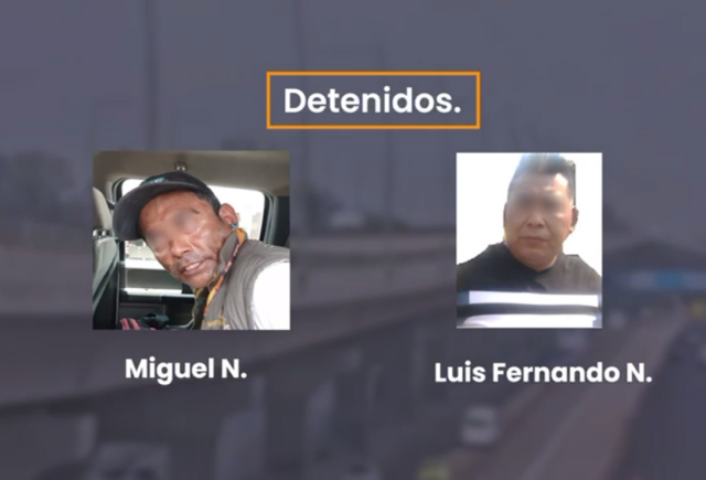 Detiene SSP a dos por robo de vehículos en Puebla