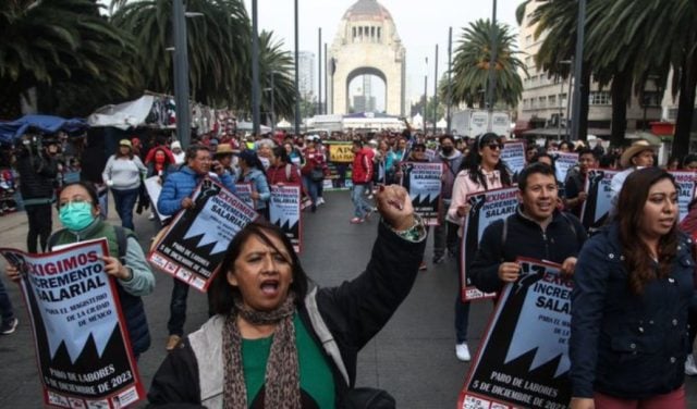 1 de Mayo: trabajadores y sindicalizados marchan en CDMX