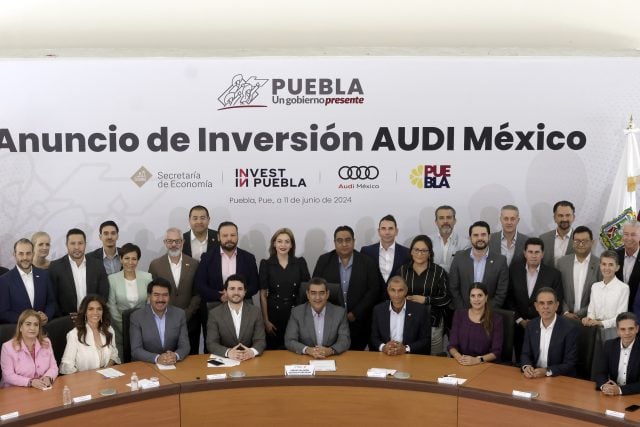 Audi México invertirá mil millones de euros en Puebla para proyectos de electromovilidad 