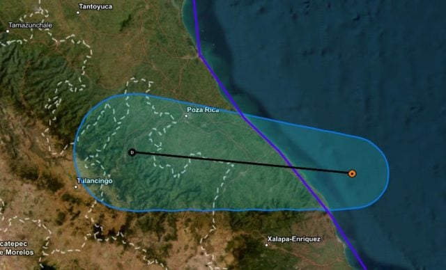 Depresión tropical se volvería tormenta «Chris», impactaría Veracruz