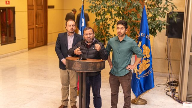 Diputados Luis Cuello, Boris Barrera y Juan Santana