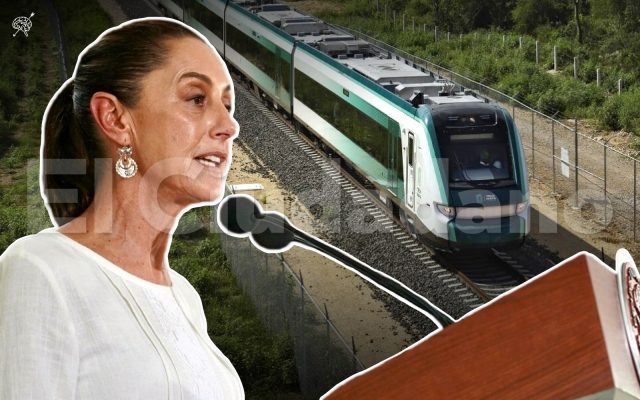 Claudia Sheinbaum elogia avances del Tren Maya como «hazaña histórica» durante gira con AMLO