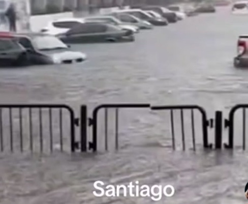 Fake News: Desmienten video viralizado en TikTok que alerta sobre terrible inundación en Santiago