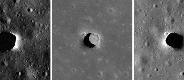 Científicos demuestran existencia de cueva de lava en la Luna