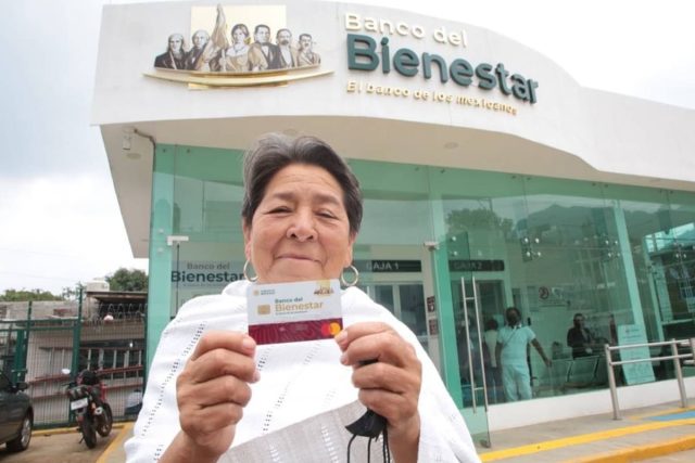 Programan pago de Pensión del Bienestar para adultos mayores