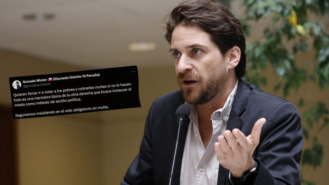 Gonzalo Winter denuncia fake news en su contra