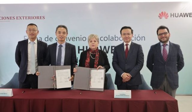 Cancillería de México y Huawei firman convenio para promover inclusión de mujeres en economía digital