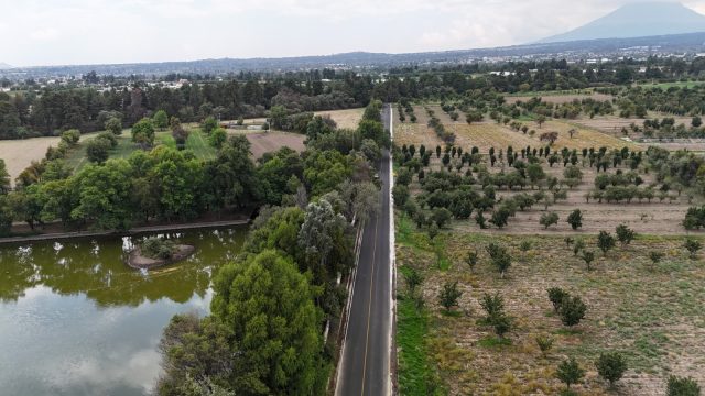 Céspedes inaugura carretera San Salvador El Verde-Chiautzingo