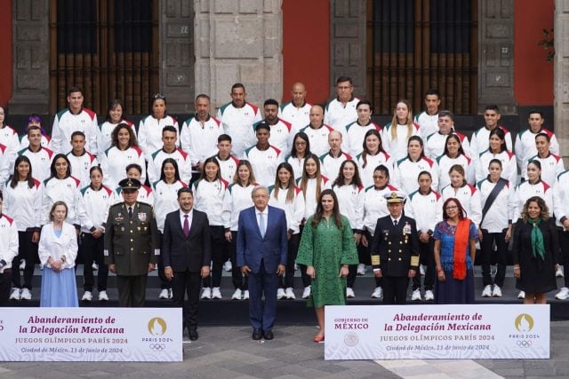 AMLO garantiza apoyos para deportistas mexicanos en Juegos Olímpicos París 2024