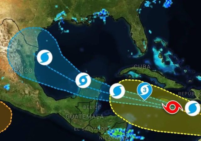 Alerta naranja en 5 municipios de Quintana Roo ante huracán Beryl