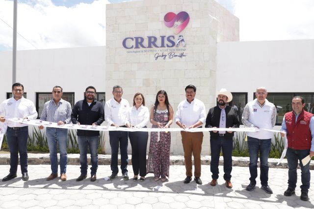 En Acatzingo, Céspedes inaugura centro de rehabilitación y carretera estatal