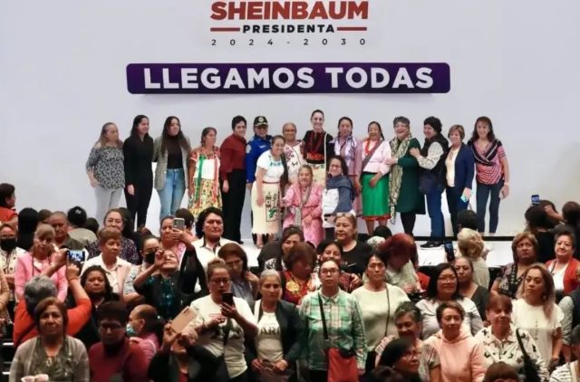 Sheinbaum promete a mujeres ir contra «toda forma de machismo» en México