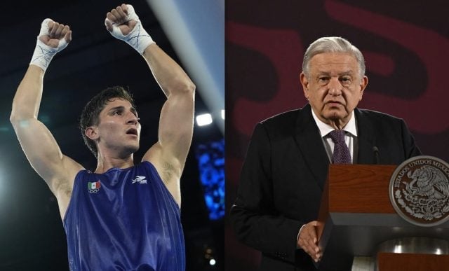 AMLO celebra a Marco Verde por pase a final en boxeo olímpico