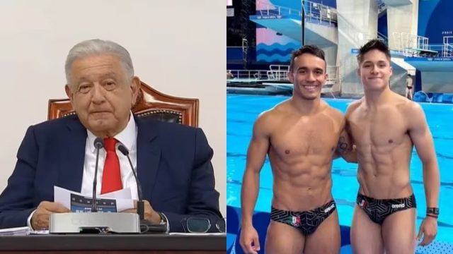 AMLO felicita a Osmar Olvera y Juan Celaya por medalla de plata