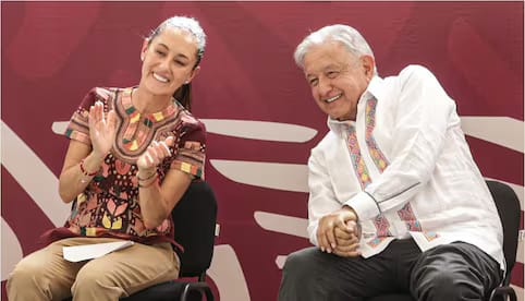 AMLO celebra la constancia de Claudia Sheinbaum como presidenta electa