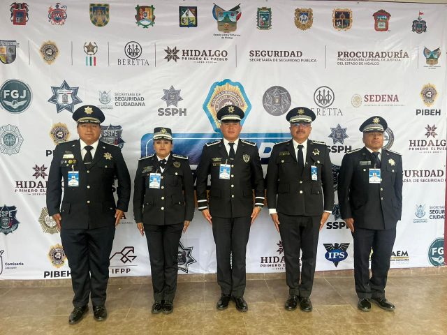 Participa Policía Auxiliar de Puebla en “Copa Beretta 2024” de Hidalgo