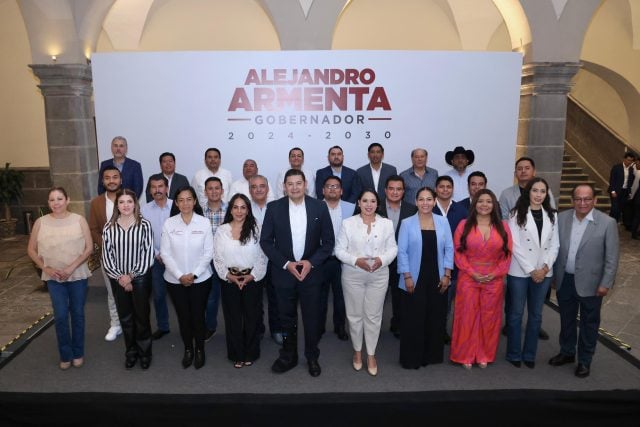 Armenta y ediles electos definen proyectos para transformar Puebla