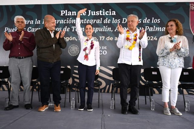 AMLO y Sheinbaum inauguran la presa ‘El Zapotillo’ en Jalisco