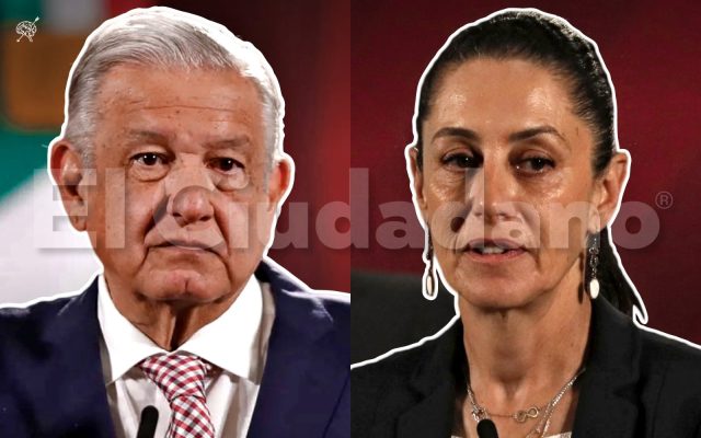 AMLO y Sheinbaum rechazan «sobrerrepresentación’’ de 4T, respetan manifestación