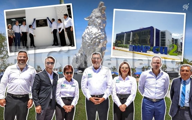 ¡Listo! Céspedes y Cedillo inauguran primera etapa de CU2