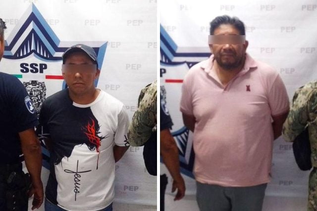 SSP Puebla y Semar detienen a 2 con pipa de combustible ilegal