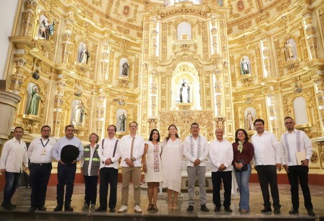 Céspedes inaugura reconstrucción del exconvento de Santo Domingo, tras daños por sismo de 2017