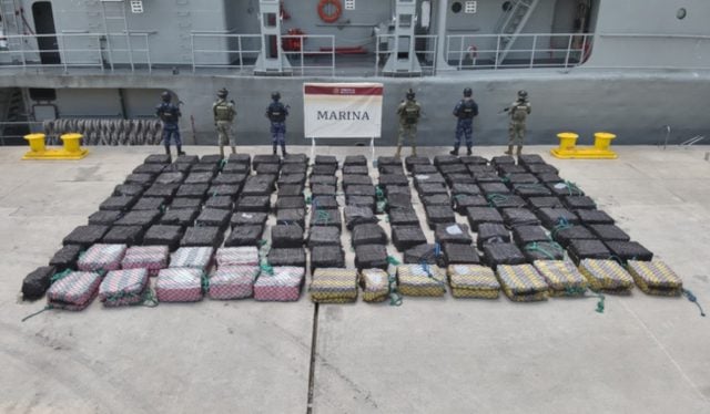 Aseguran 5.6 toneladas de cocaína en Colima, mayor «golpe» del sexenio